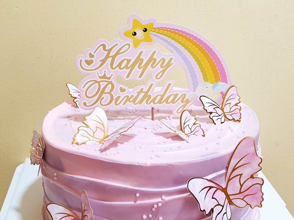 Classical cake design - Butterfly Theme