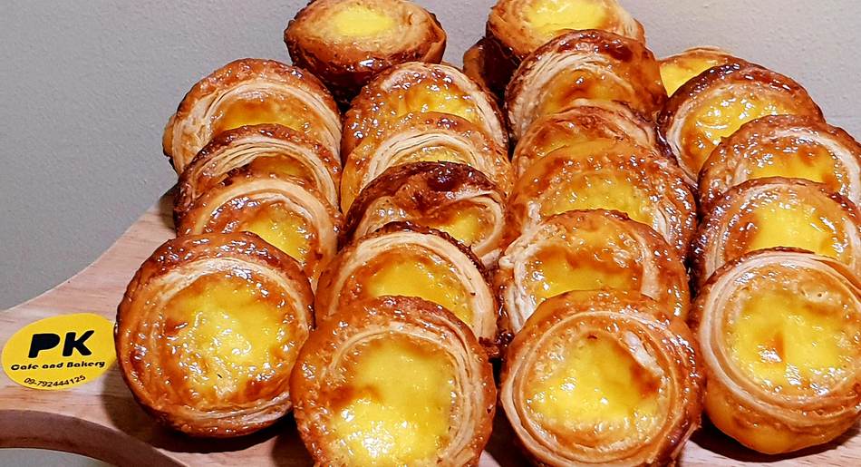Portuguese-style egg tarts